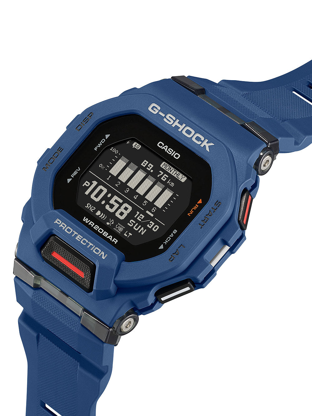 Casio GBD-200-2ER G-Shock vyriškas laikrodis 46mm 20ATM
