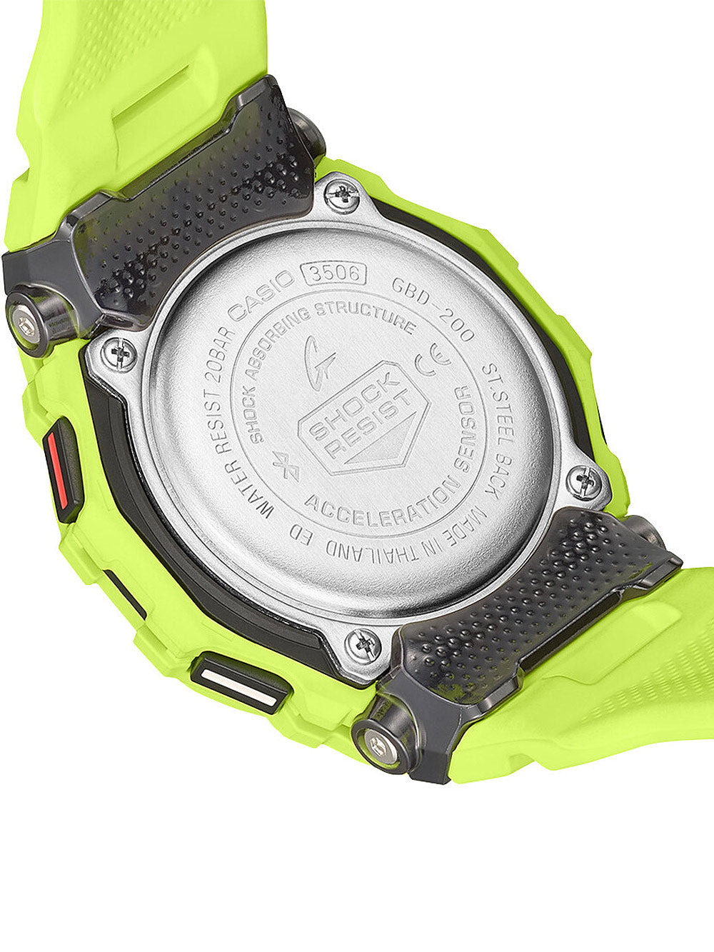 Casio GBD-200-9ER G-Shock vyriškas laikrodis 46mm 20ATM