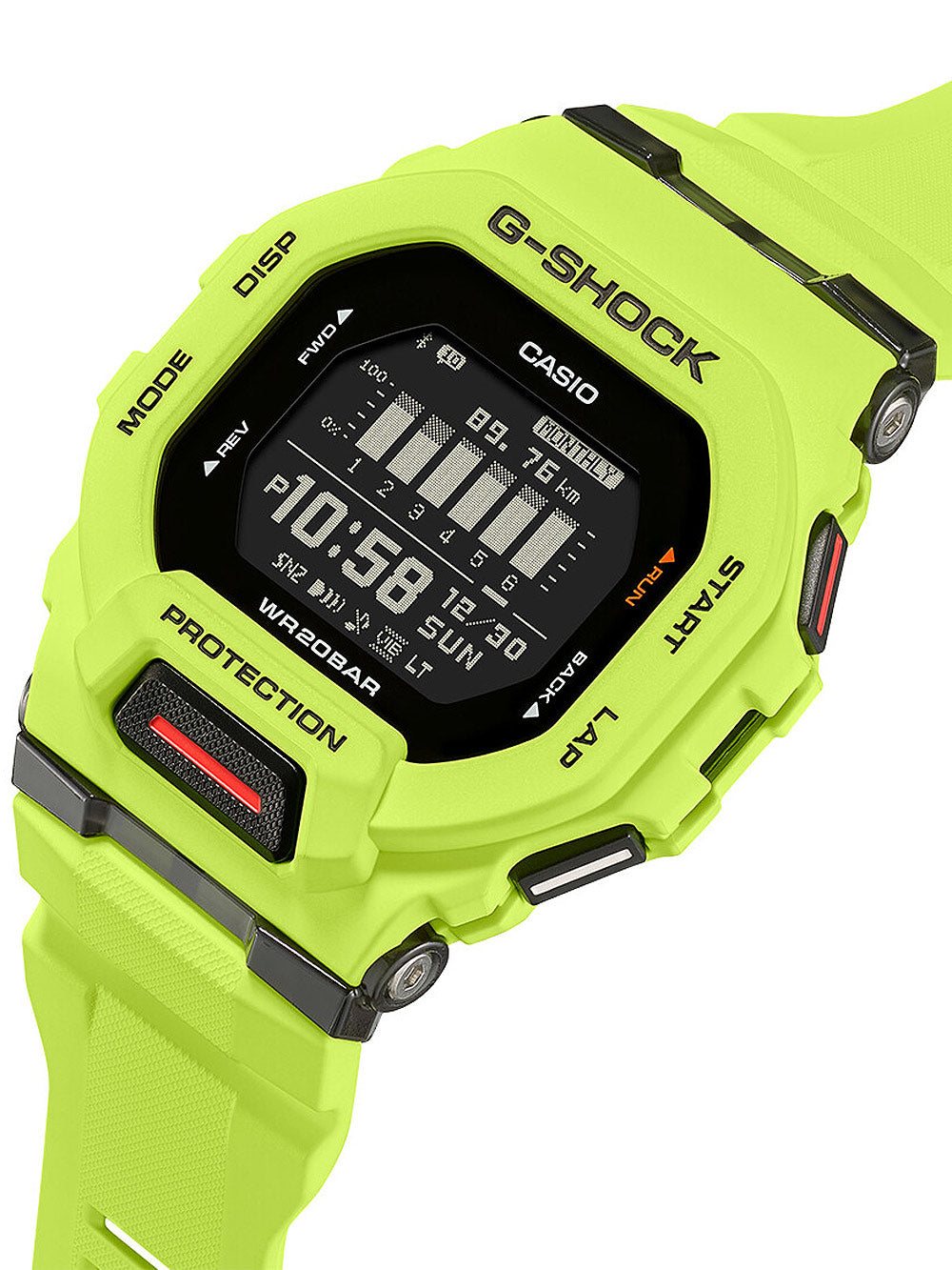 Casio GBD-200-9ER G-Shock vyriškas laikrodis 46mm 20ATM