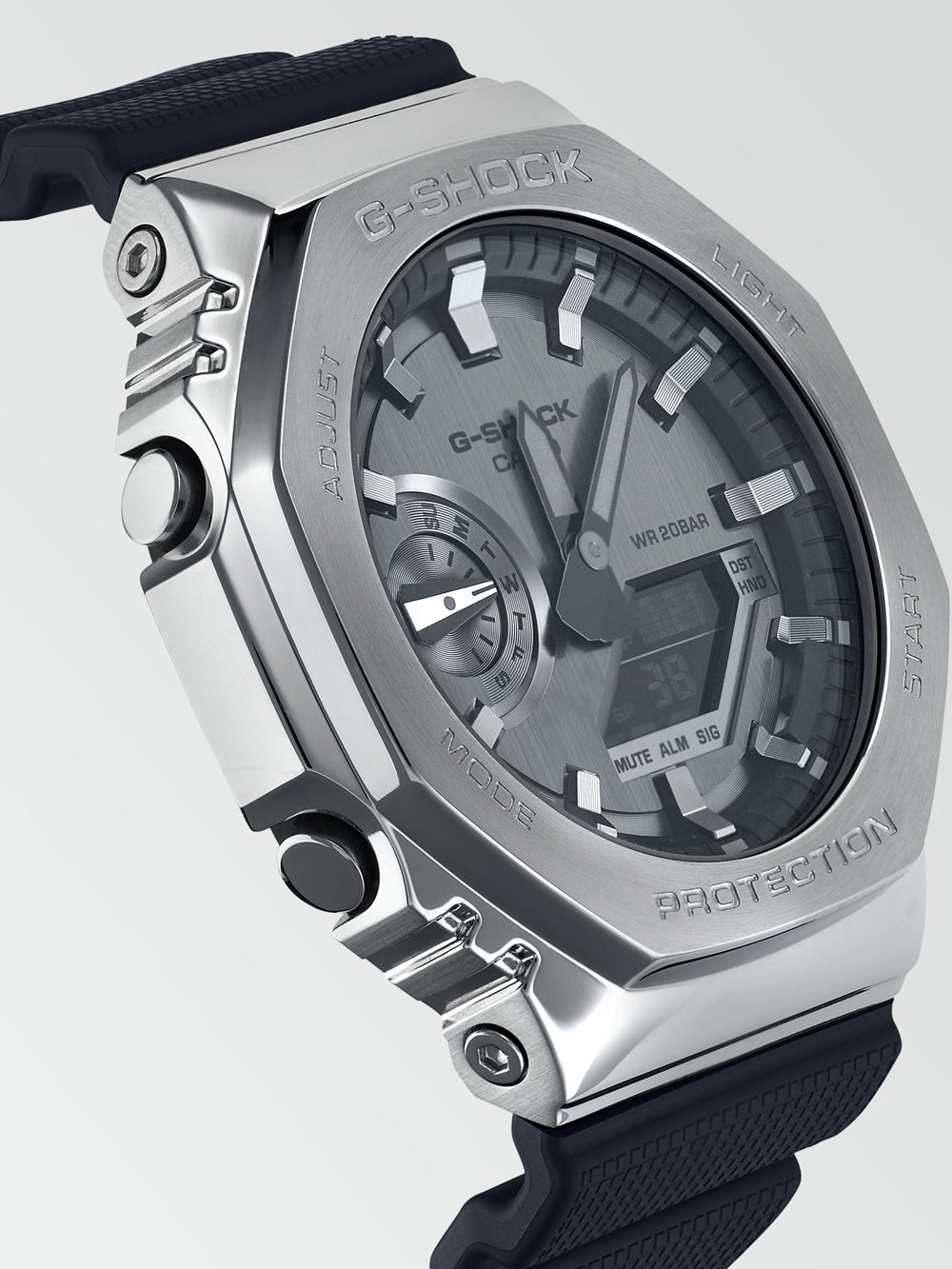 Casio GM-2100-1AER G-Shock vyriškas laikrodis 44mm 20ATM