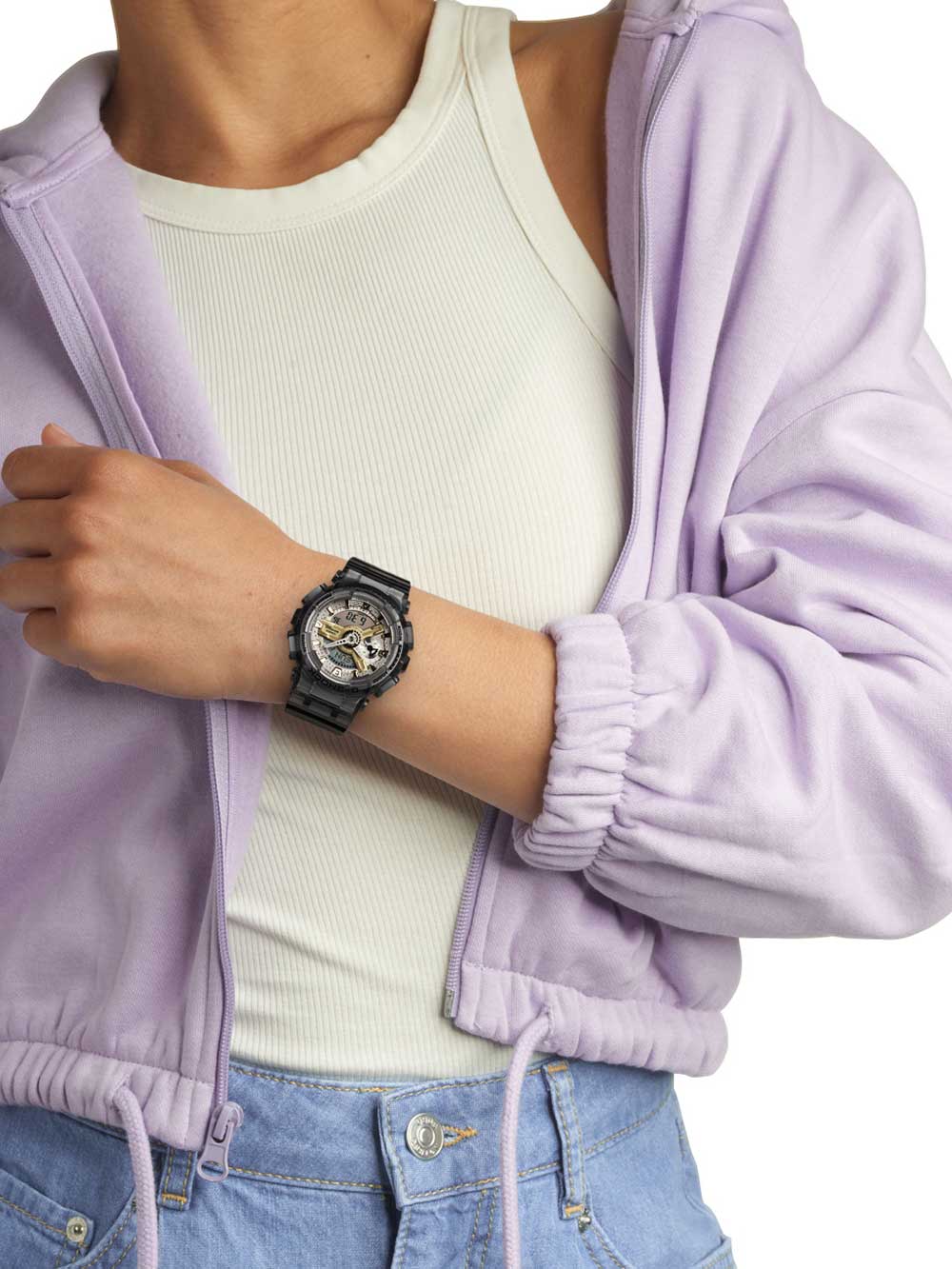 Casio GMA-S110GS-8AER G-Shock vyriškas laikrodis 43mm 20ATM