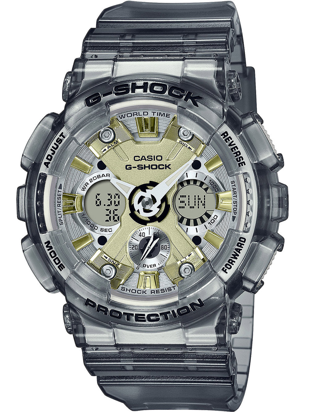 Casio GMA-S120GS-8AER G-Shock vyriškas laikrodis 43mm 20ATM