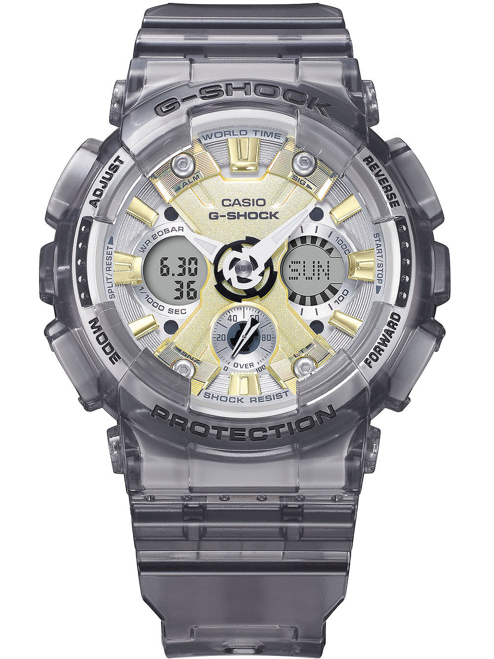 Casio GMA-S120GS-8AER G-Shock vyriškas laikrodis 43mm 20ATM