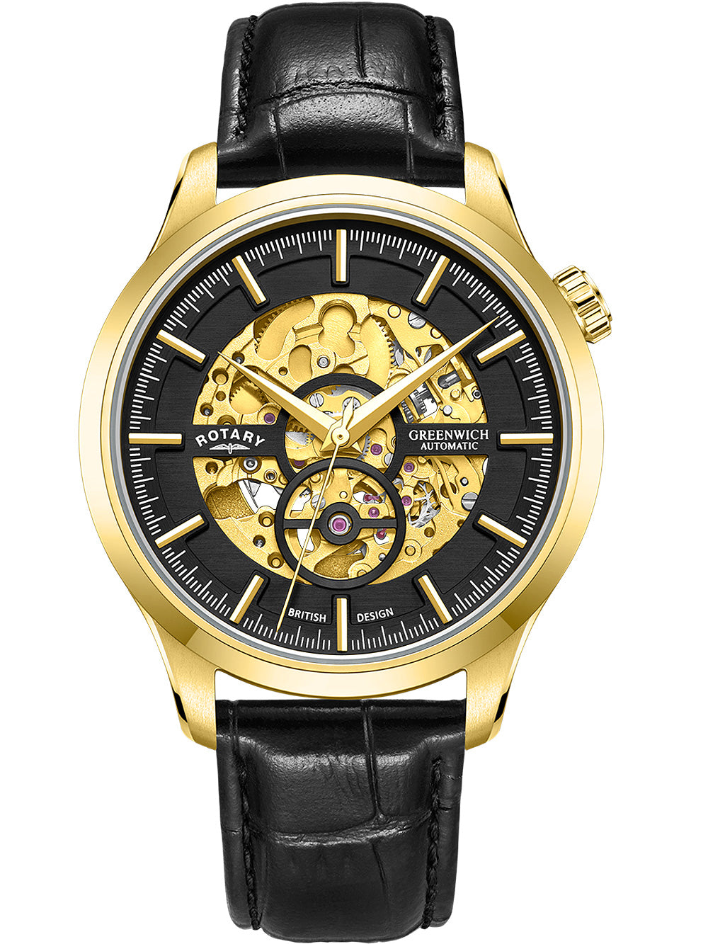 Rotary GS02948/04 Žaliawich Automatinis Vyriškas laikrodis 42mm 5ATM