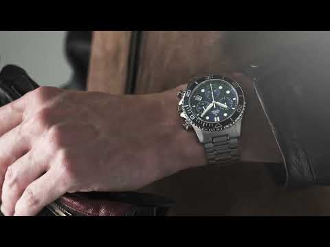 Swiss Military SM34101.03 vyriškas laikrodis Military XL Chronograph 46mm 10ATM