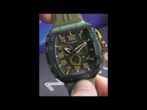 Nubeo NB-6088-05 vyriškas laikrodis Magellan Retrograde Chronograph 49mm 5ATM