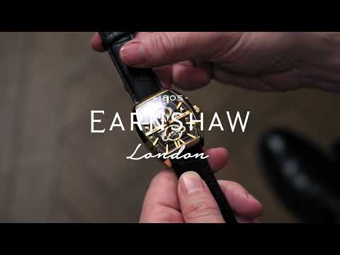 Thomas Earnshaw ES-8111-02 vyriškas laikrodis Holborn Skeleton Automatic 40mm 5ATM