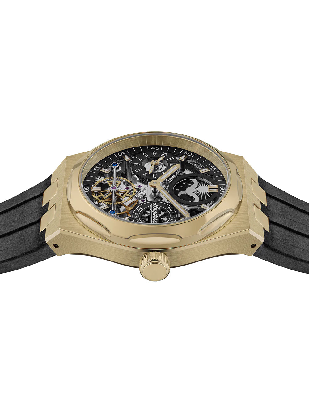 Ingersoll I12907 vyriškas laikrodis Broadway Dual Time Automatic 43mm 5ATM