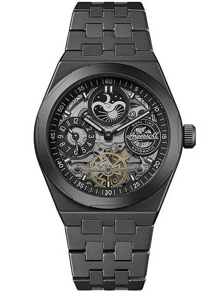 Ingersoll I15102 The Broadway Ceramic Dual Time Automatic vyriškas laikrodis 43mm 5ATM