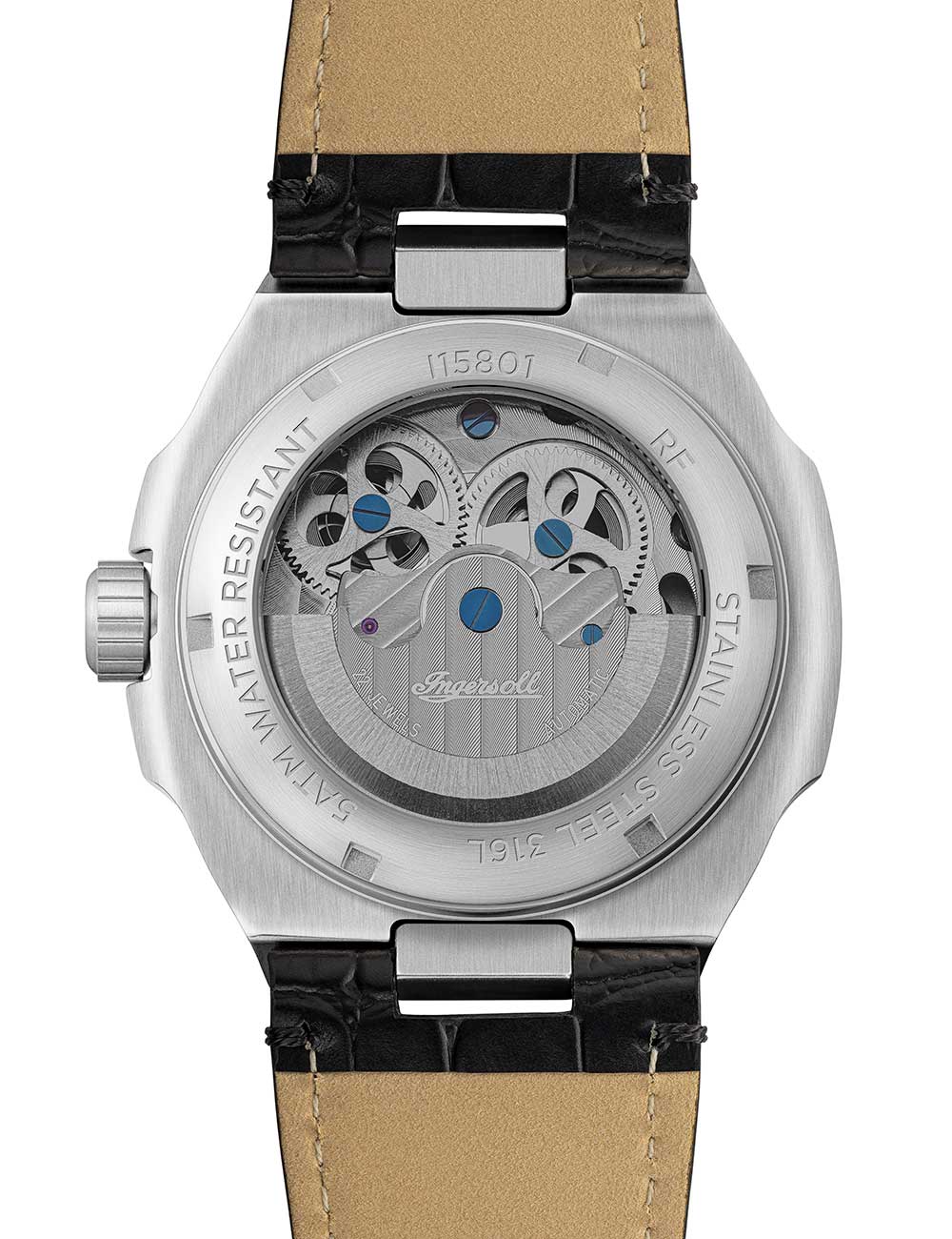 Ingersoll I15801 vyriškas laikrodis The Spirit Automatic 47mm 5ATM