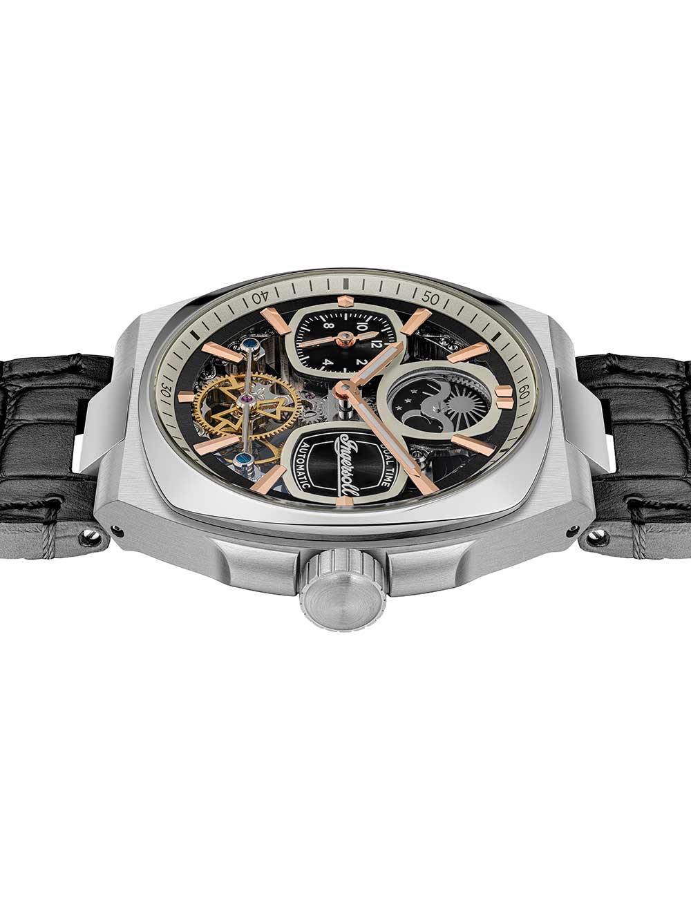 Ingersoll I15801 vyriškas laikrodis The Spirit Automatic 47mm 5ATM