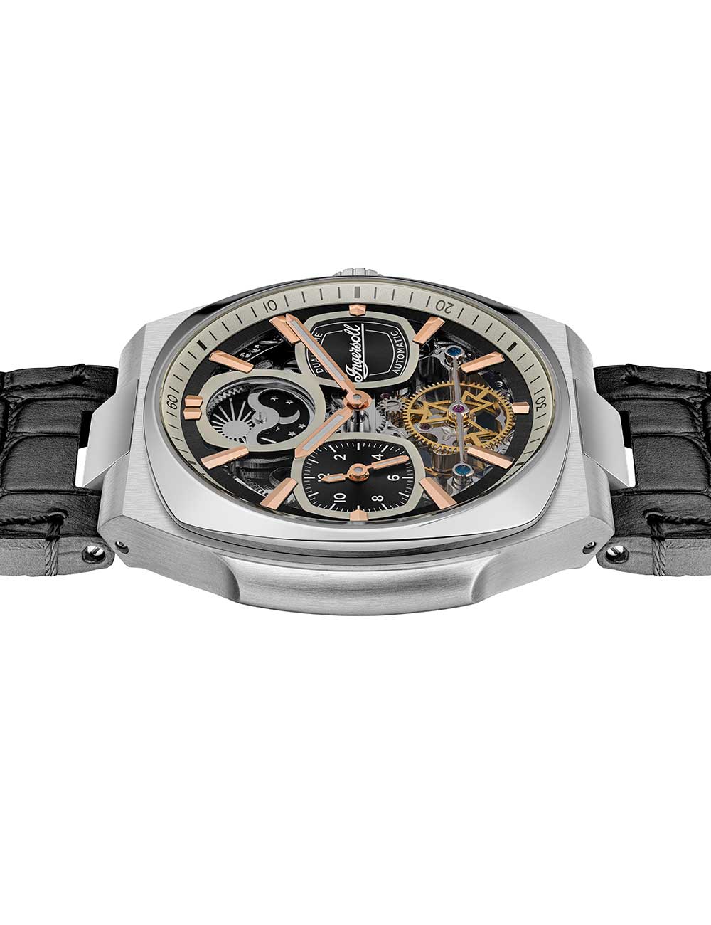 Ingersoll I15801 vyriškas laikrodis The Spirit Automatic 47mm 5ATM