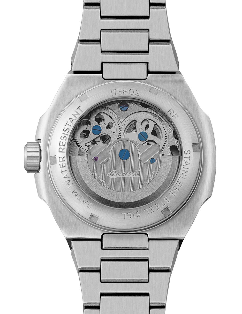 Ingersoll I15802 vyriškas laikrodis The Spirit Automatic 47mm 5ATM
