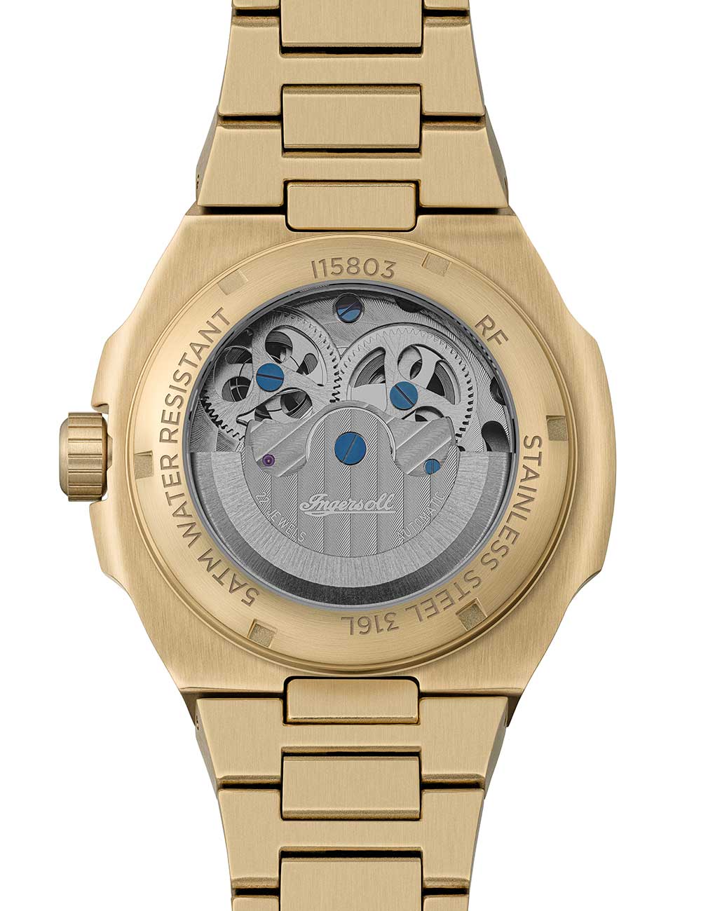 Ingersoll I15803 vyriškas laikrodis The Spirit Automatic 47mm 5ATM