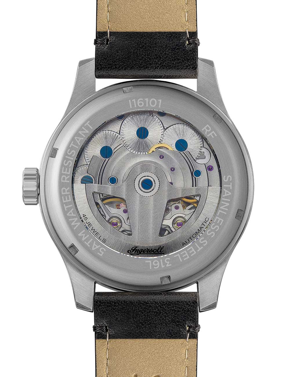 Ingersoll I16101 vyriškas laikrodis The Naismith Automatic 46mm 5ATM