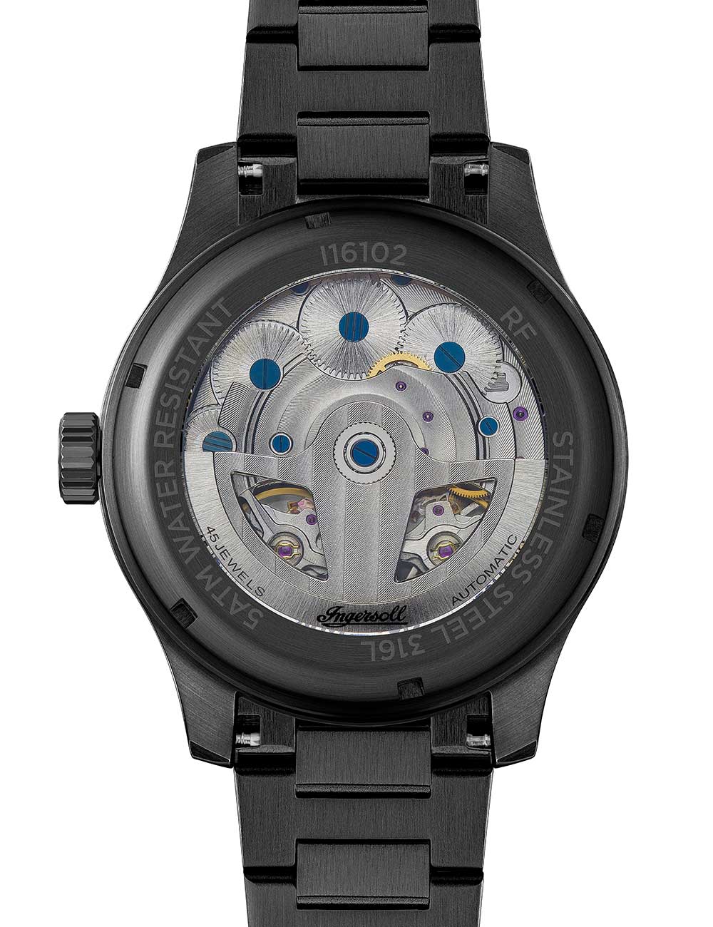 Ingersoll I16102 vyriškas laikrodis The Naismith Automatic 46mm 5ATM