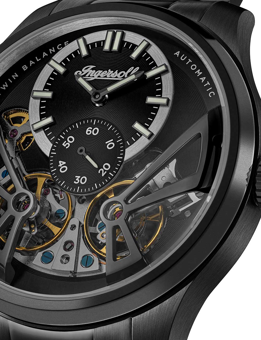 Ingersoll I16102 vyriškas laikrodis The Naismith Automatic 46mm 5ATM