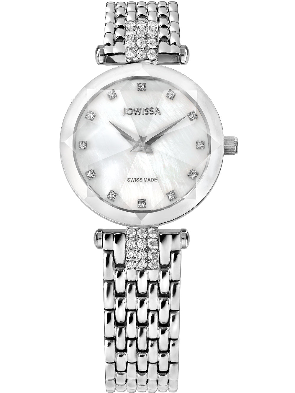 Jowissa J5.636.S Facet Strass moteriškas laikrodis 25mm 5ATM