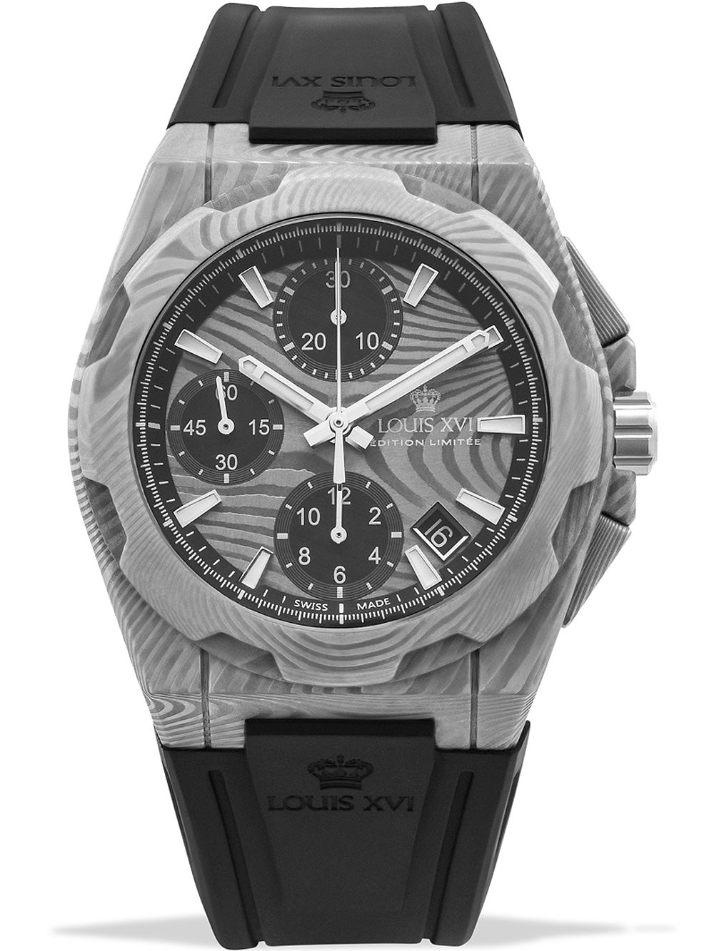 Louis XVI LXVI1201 La Vauguyon Chronograph Automatic vyriškas laikrodis 41mm 5ATM