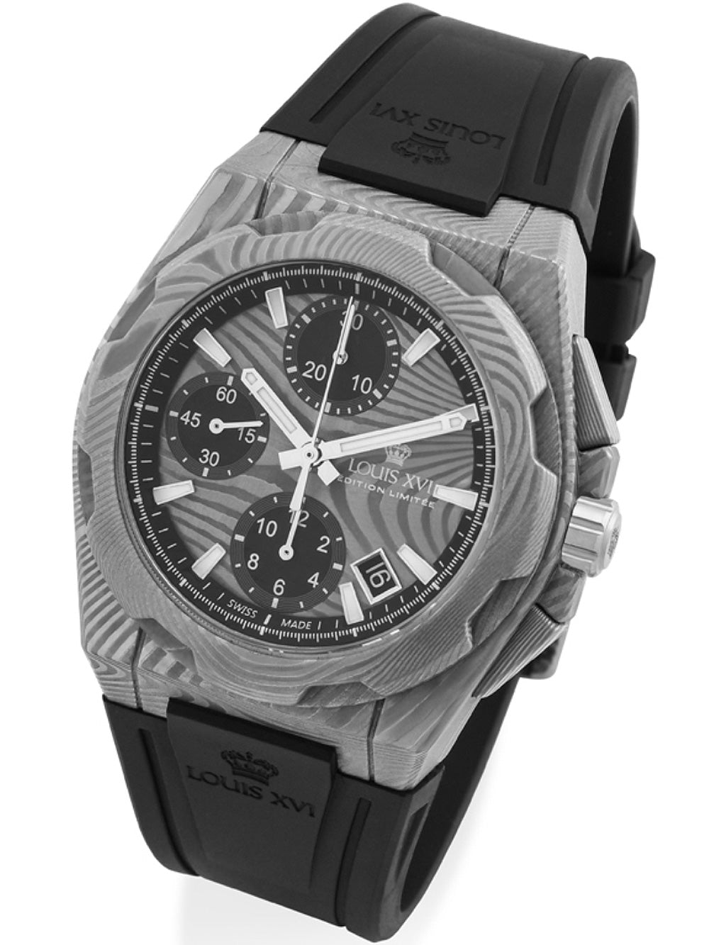 Louis XVI LXVI1201 La Vauguyon Chronograph Automatic vyriškas laikrodis 41mm 5ATM