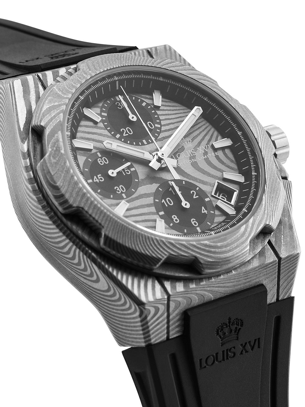 Louis XVI LXVI1201 La Vauguyon Chronograph Automatic vyriškas laikrodis 41mm 5ATM
