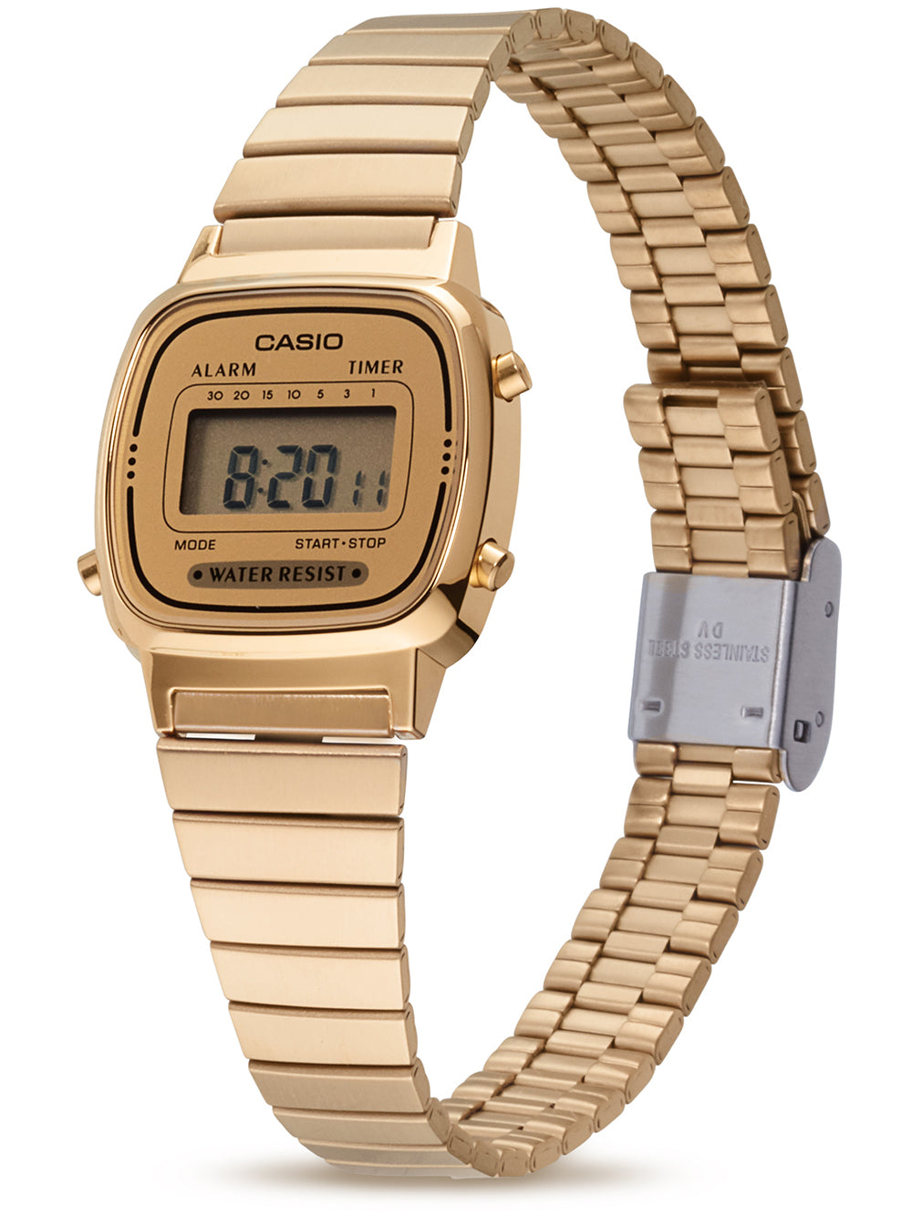 CASIO LA670WEGA-9EF Collection moteriškas laikrodis 24mm 3 ATM