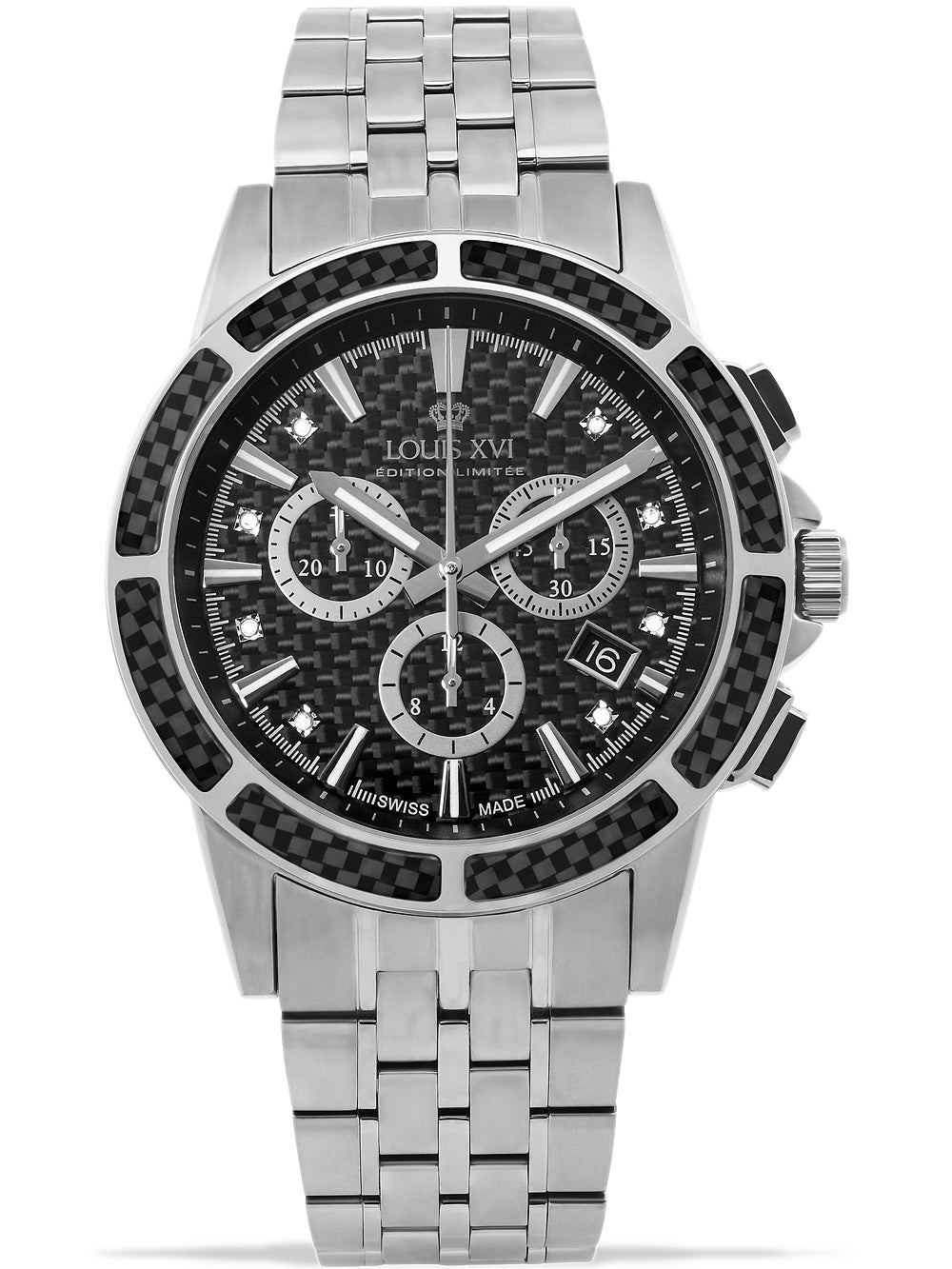 Louis XVI LXVI1101 Majeste Chronograph vyriškas laikrodis 43mm 5ATM