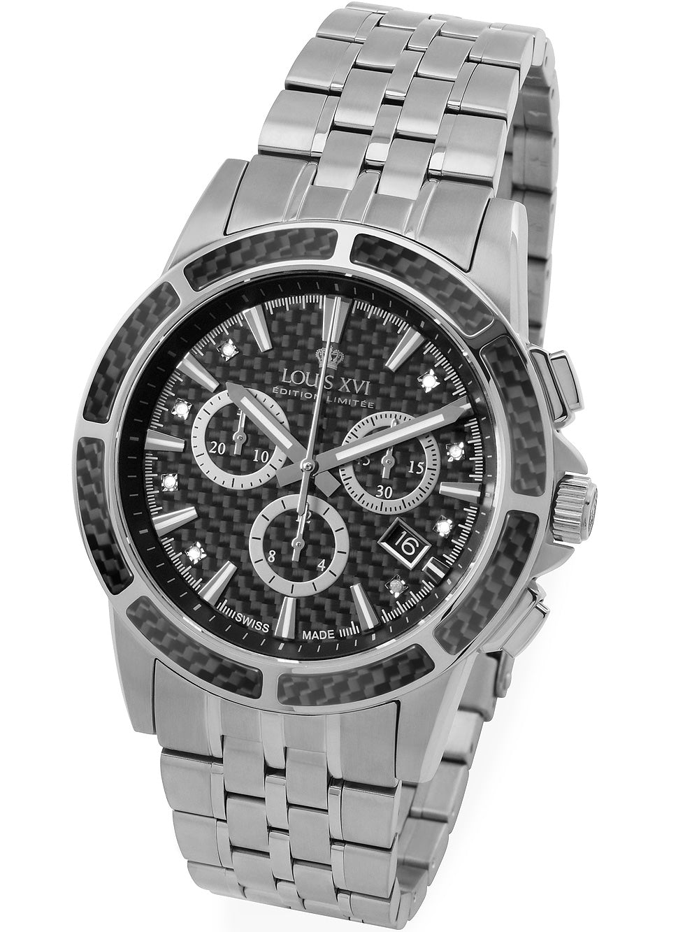 Louis XVI LXVI1101 Majeste Chronograph vyriškas laikrodis 43mm 5ATM