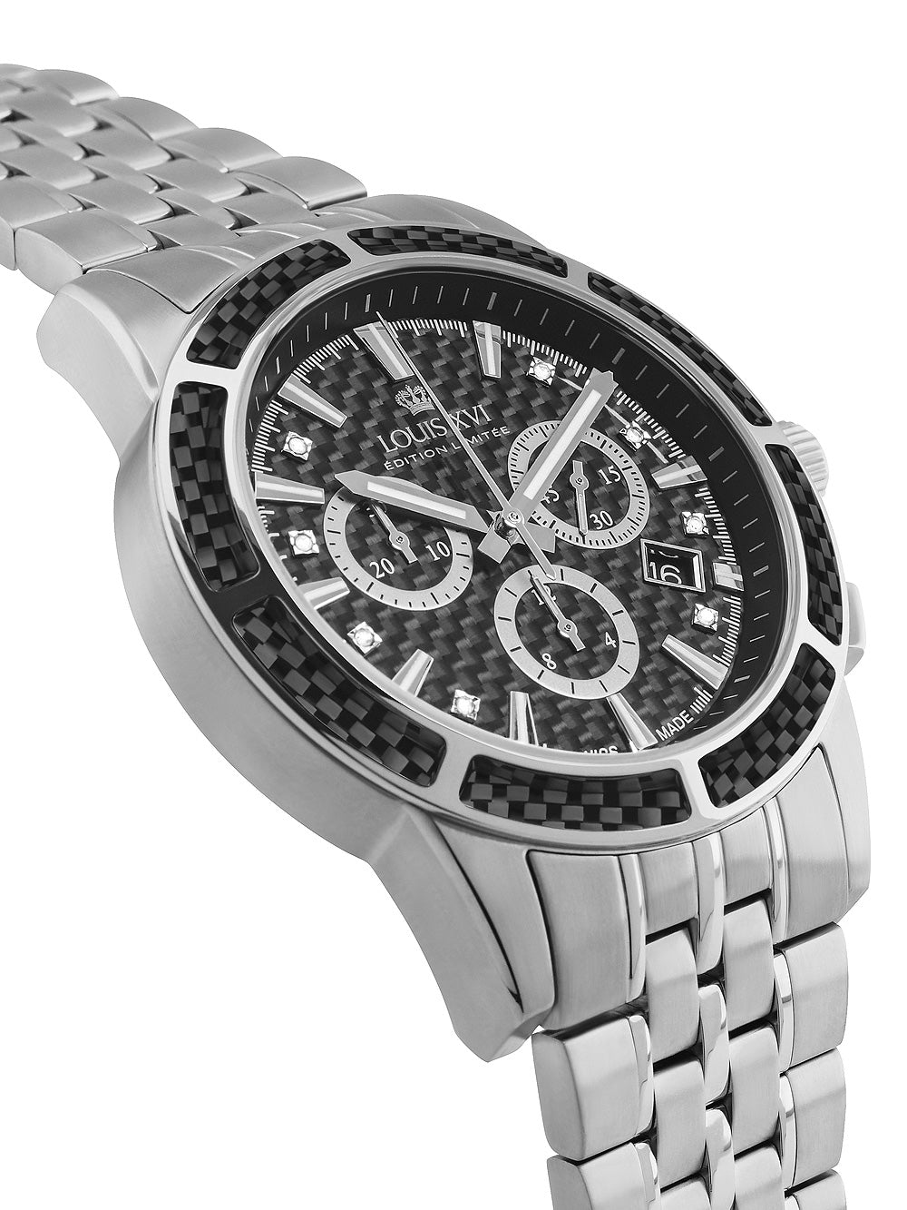 Louis XVI LXVI1101 Majeste Chronograph vyriškas laikrodis 43mm 5ATM
