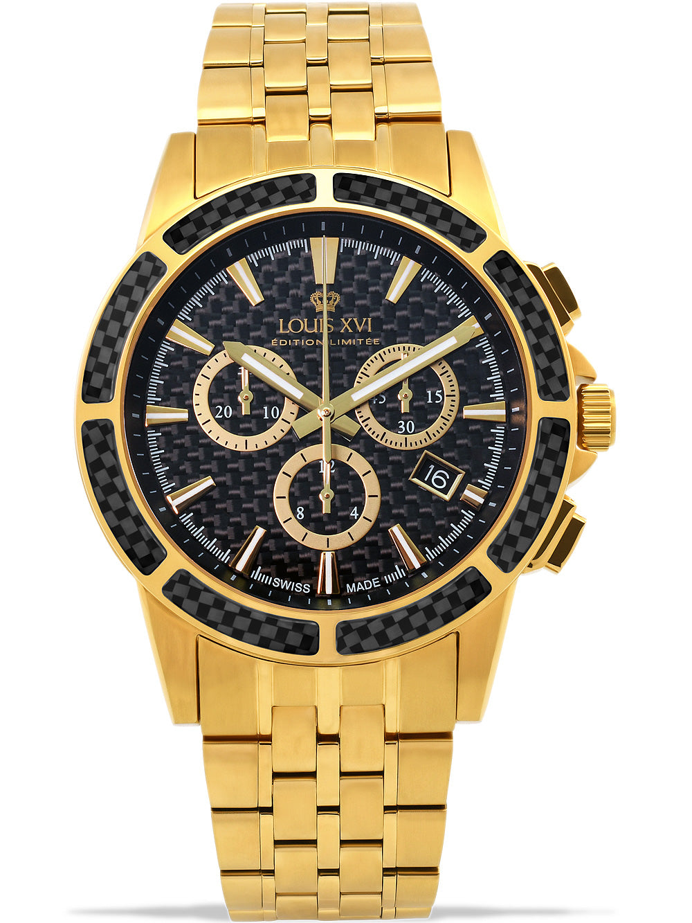 Louis XVI LXVI1102 Majest? Chronograph vyriškas laikrodis 43mm 5ATM