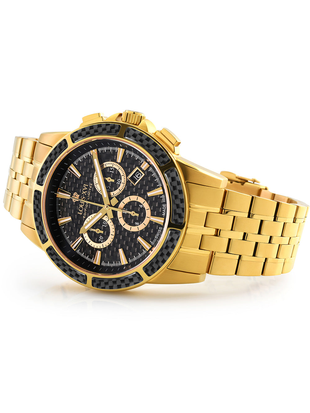 Louis XVI LXVI1102 Majest? Chronograph vyriškas laikrodis 43mm 5ATM