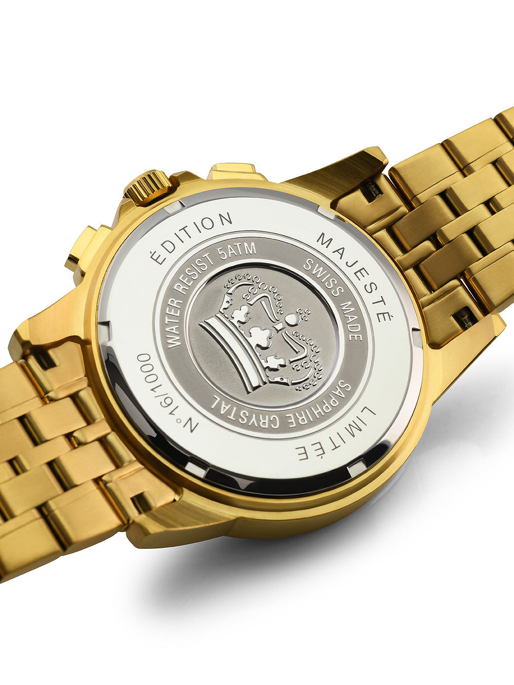 Louis XVI LXVI1103 Majeste Chronograph vyriškas laikrodis 43mm 5ATM