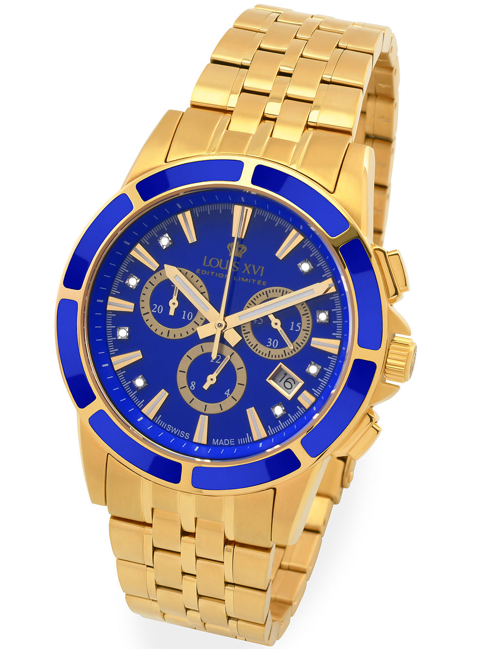 Louis XVI LXVI1105 Majest? Chronograph vyriškas laikrodis 43mm 5ATM