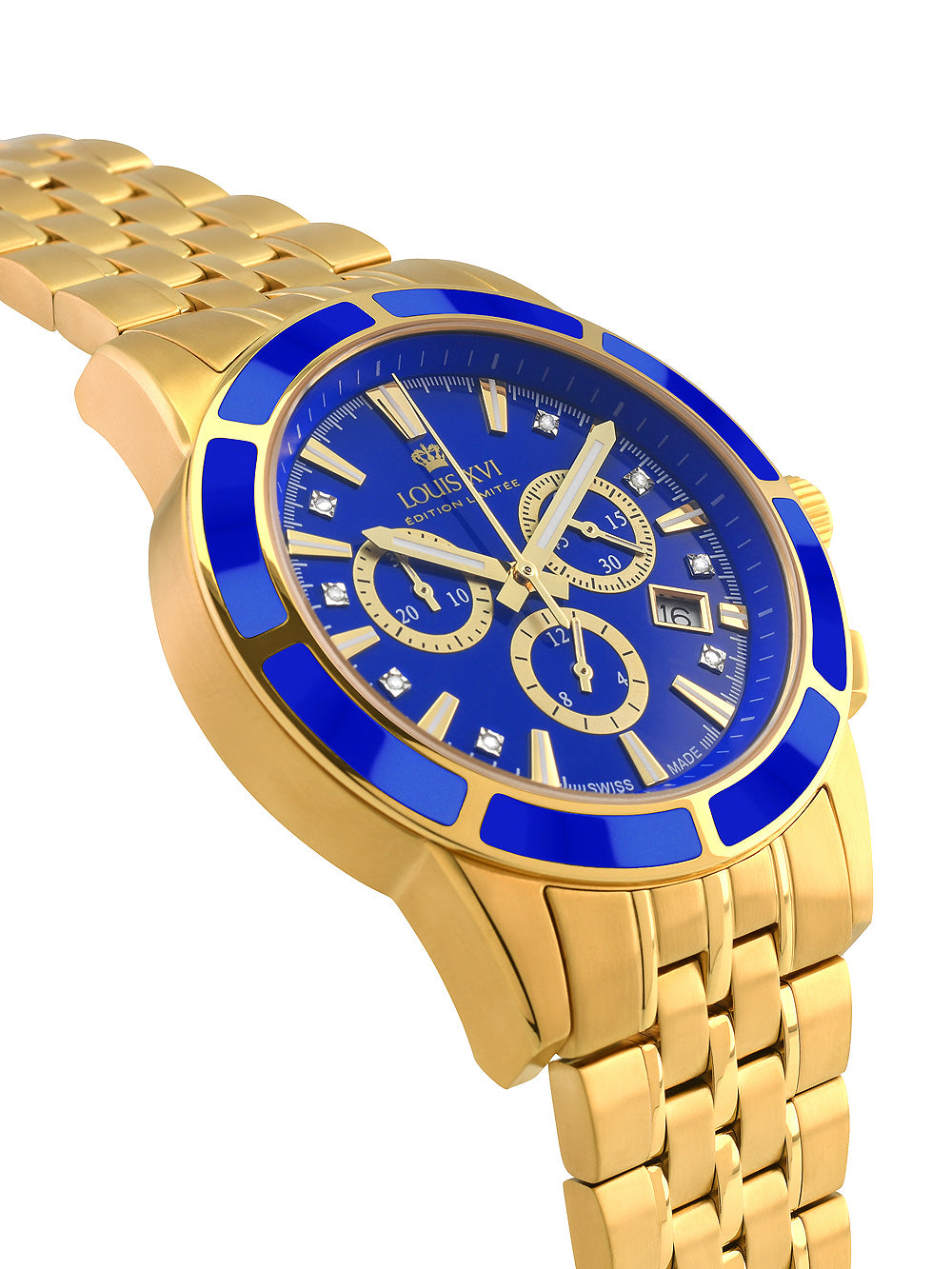 Louis XVI LXVI1105 Majest? Chronograph vyriškas laikrodis 43mm 5ATM