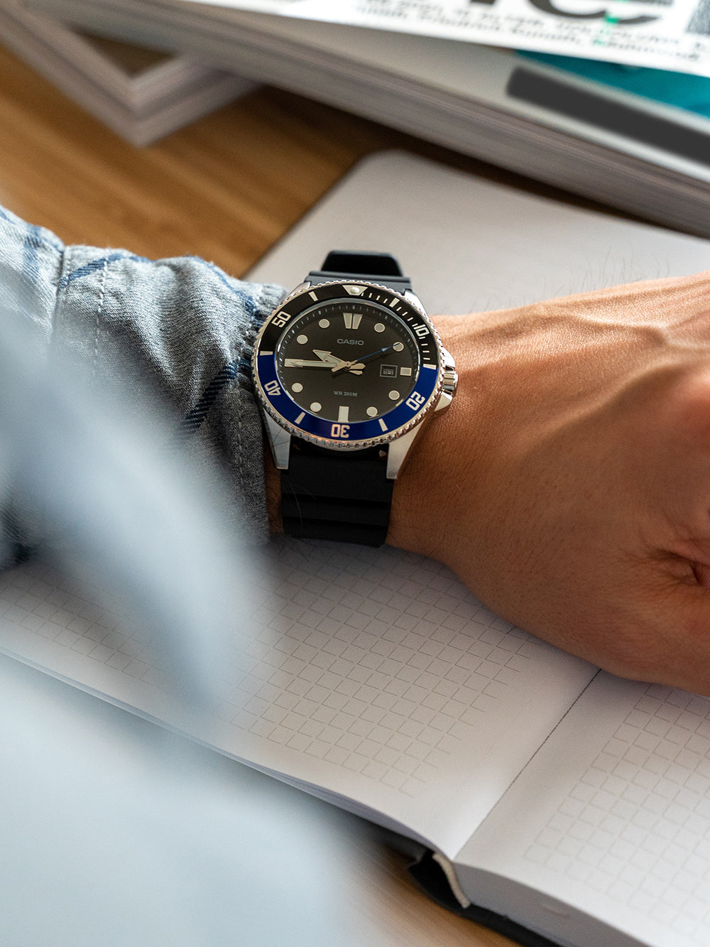 Casio MDV-107-1A2VEF Collection 44mm 20ATM