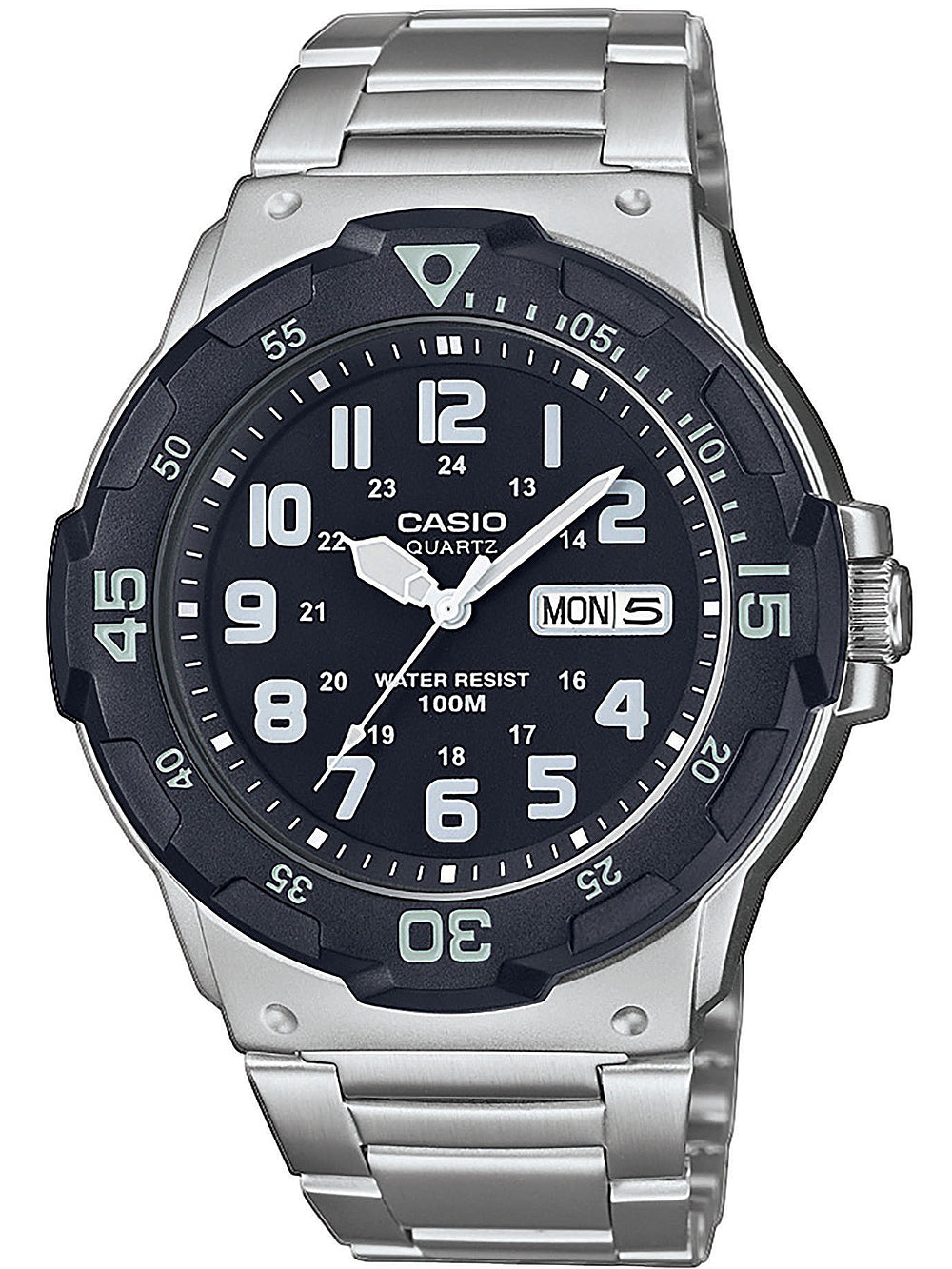 Casio MRW-200HD-1BVEF Collection vyriškas laikrodis 43mm 10ATM