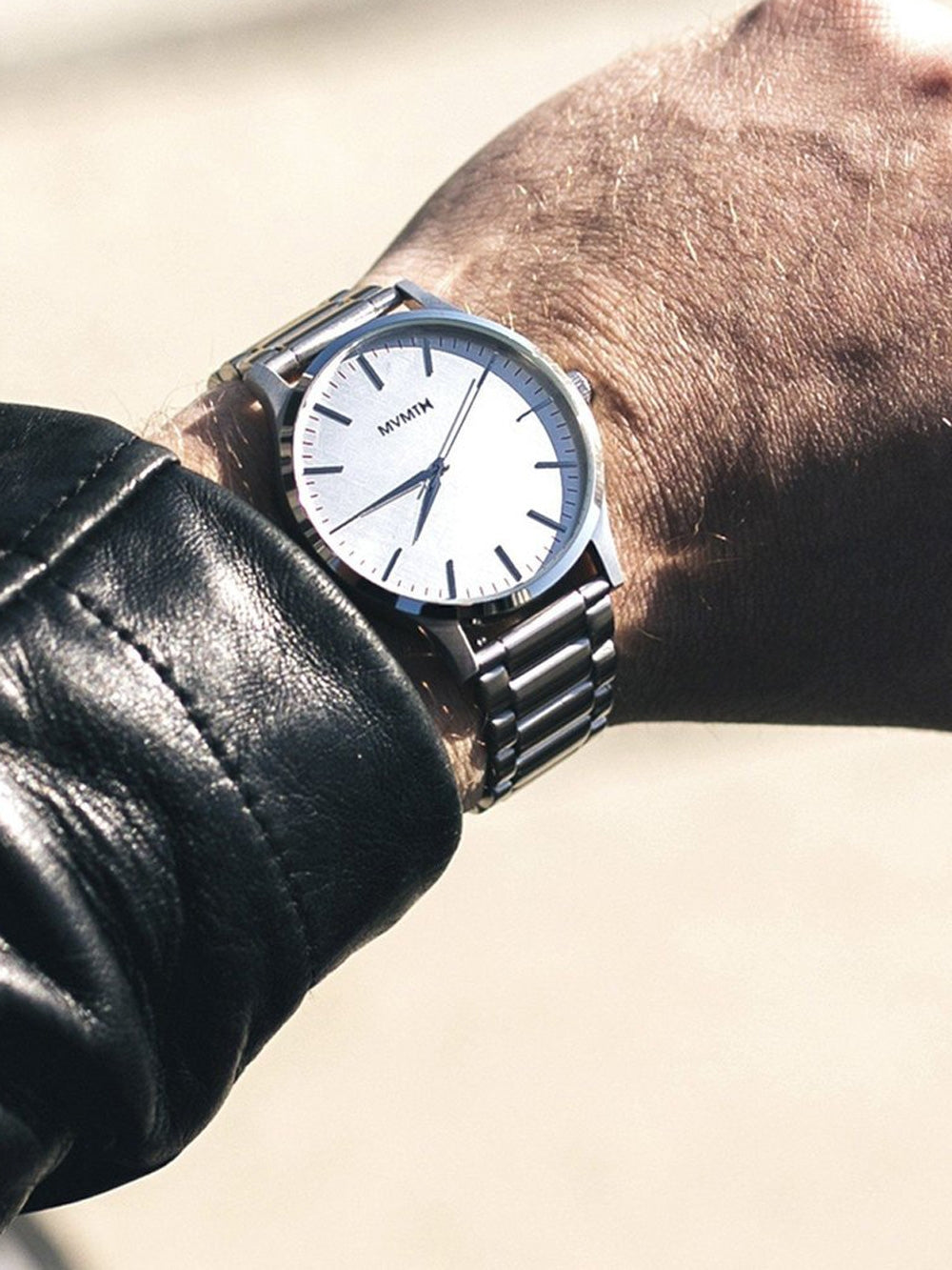 MVMT MT01-S 40 Series Silver vyriškas laikrodis 40mm 3ATM