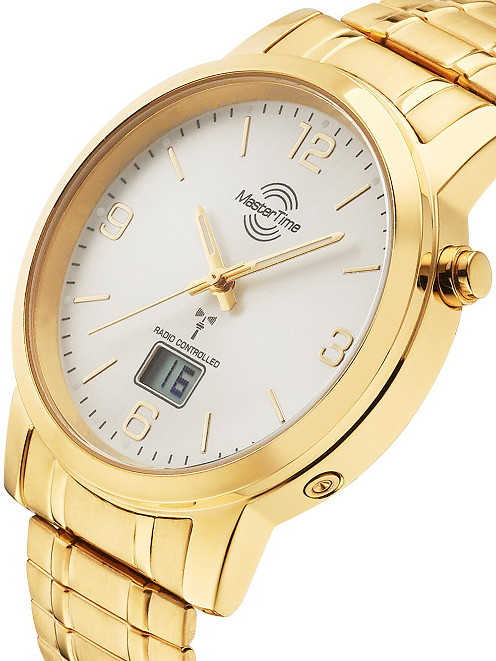 Master Time MTGA-10312-12M Radio Controlled Basic Series vyriškas laikrodis 41mm 3ATM