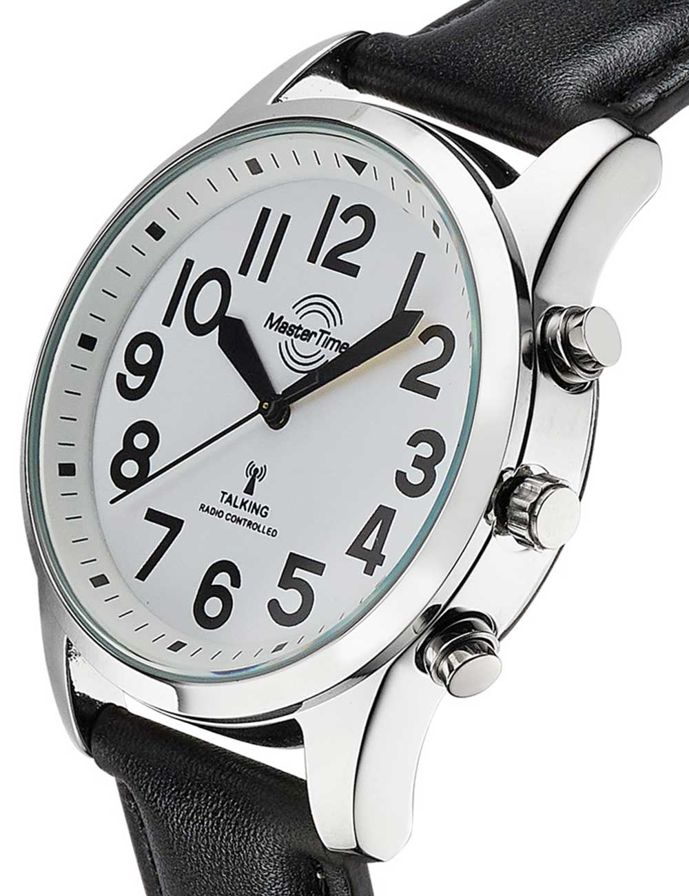 Master Time MTGA-10690-60L Talking vyriškas laikrodis radio quartz 43mm