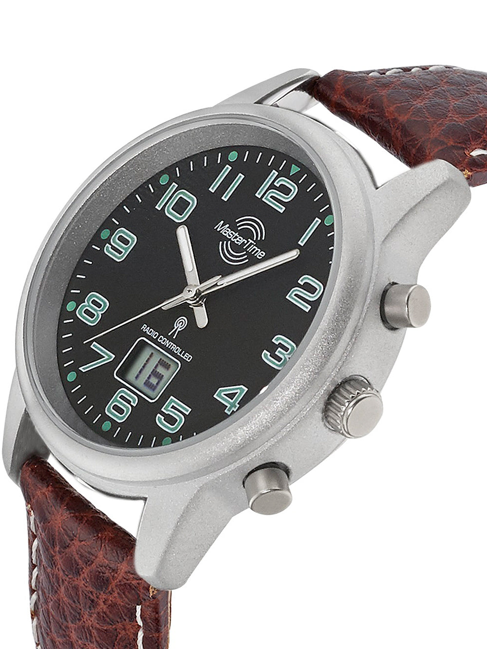 Master Time MTLA-10762-22L radio controlled Basic Series moteriškas laikrodis 34mm 3ATM