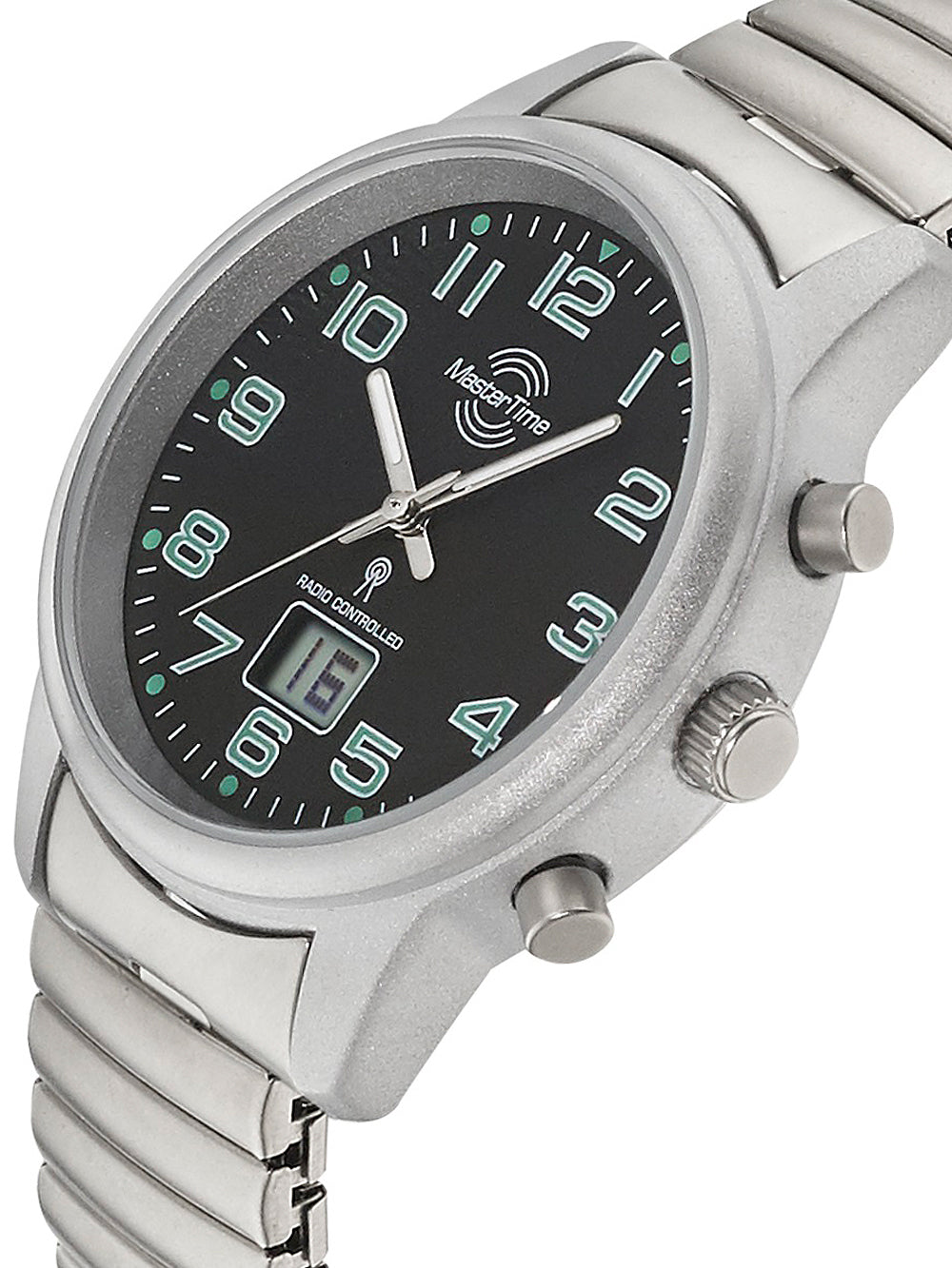 Master Time MTLA-10764-22Z radio controlled Basic Series moteriškas laikrodis 34mm 3ATM