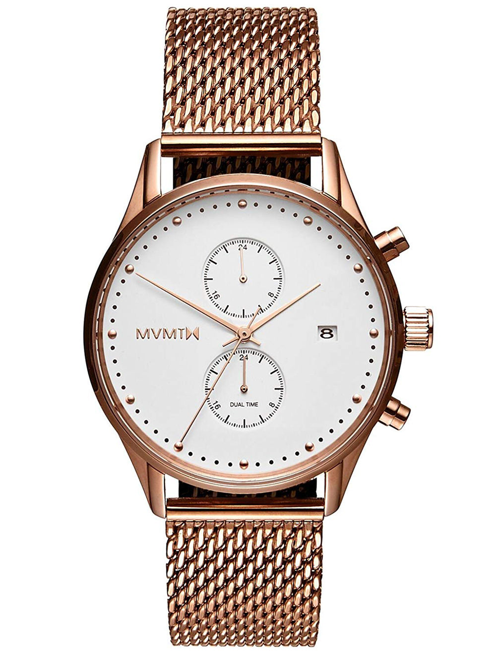 MVMT D-MV01-RGM Voyager White Rose vyriškas laikrodis 42mm 10ATM
