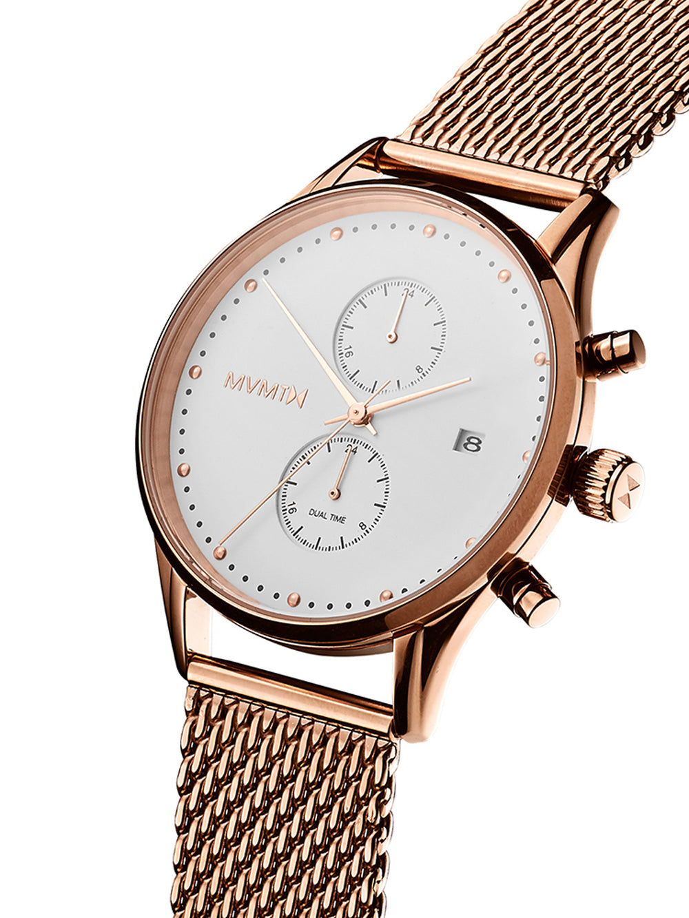 MVMT D-MV01-RGM Voyager White Rose vyriškas laikrodis 42mm 10ATM