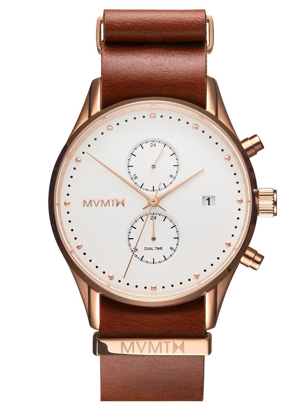 MVMT MV01-RGNA2 Voyager Rosewood vyriškas laikrodis 42mm 10ATM