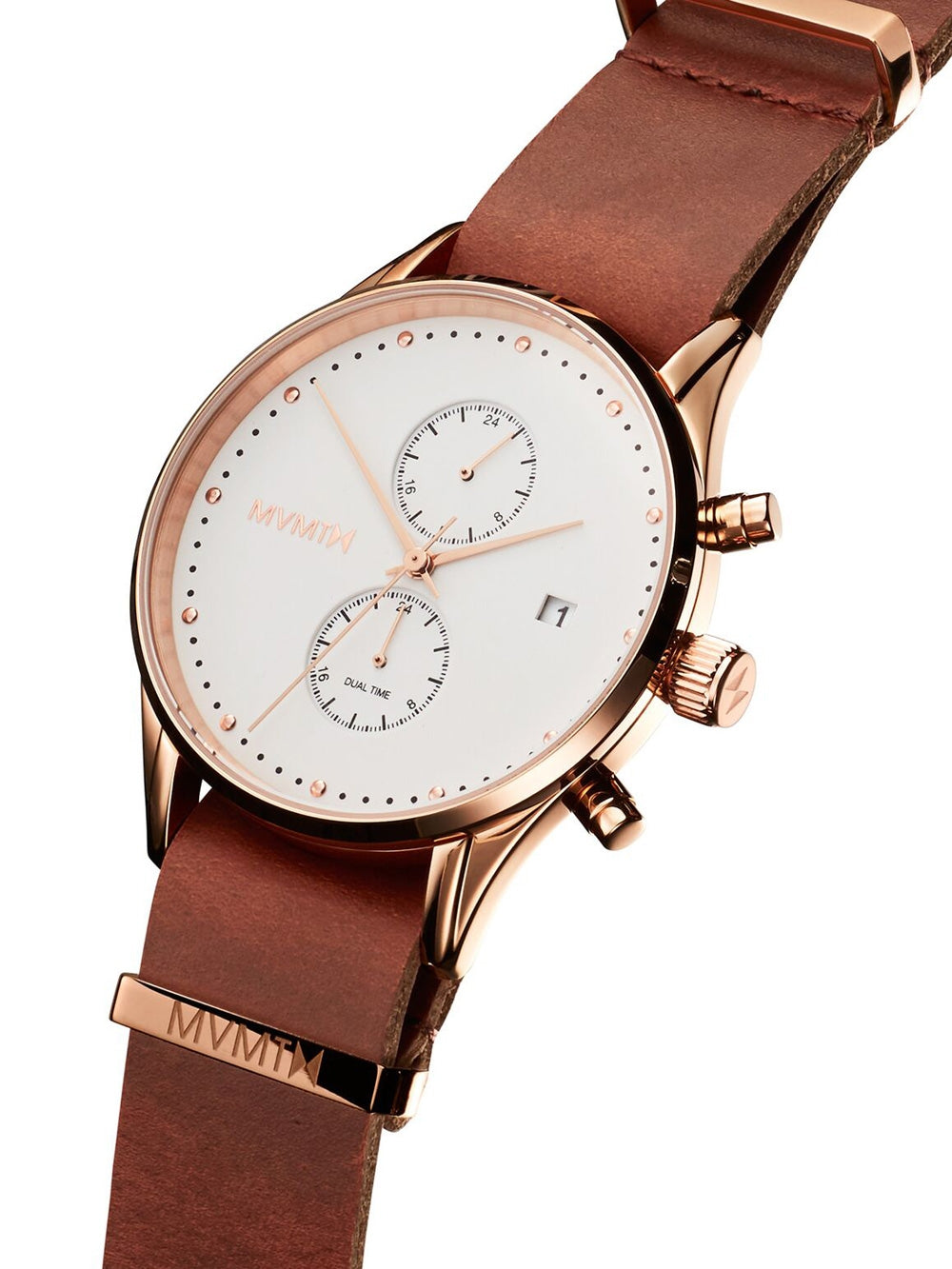 MVMT MV01-RGNA2 Voyager Rosewood vyriškas laikrodis 42mm 10ATM