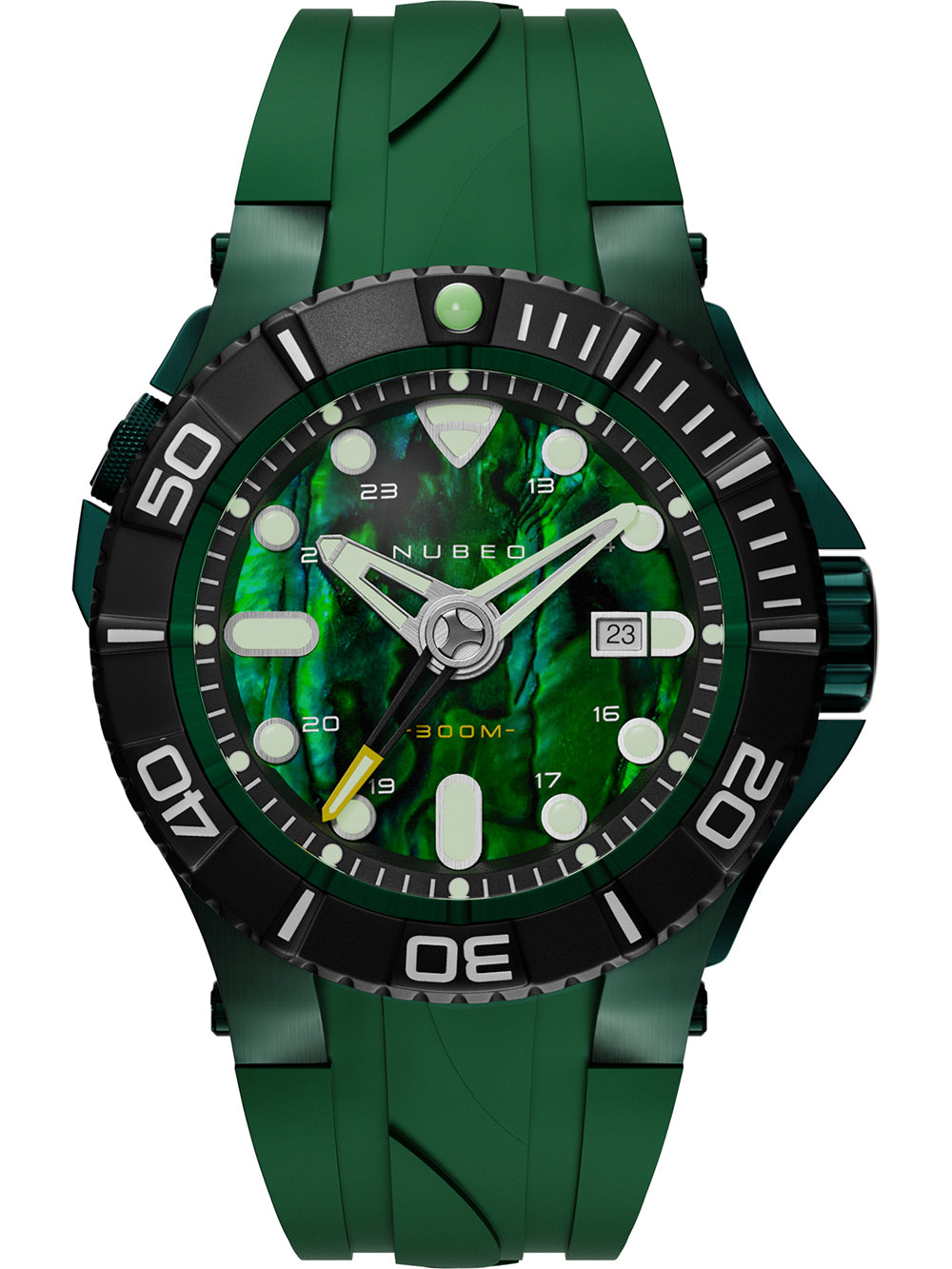 Nubeo NB-6054-08 vyriškas laikrodis Manta Automatic 54mm 30ATM