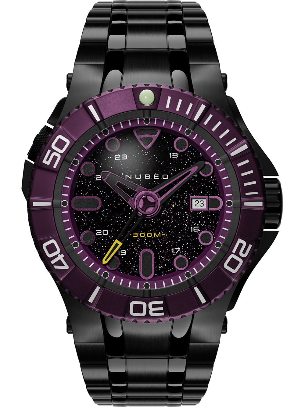 Nubeo NB-6054-22 vyriškas laikrodis Manta Automatic 54mm 30ATM