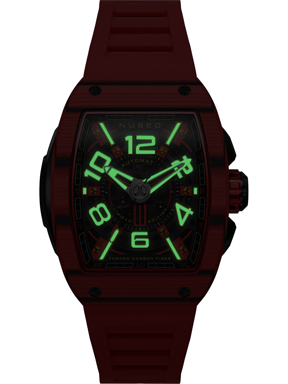 Nubeo NB-6079-02 vyriškas laikrodis Parker Automatic Limited 44mm 3ATM