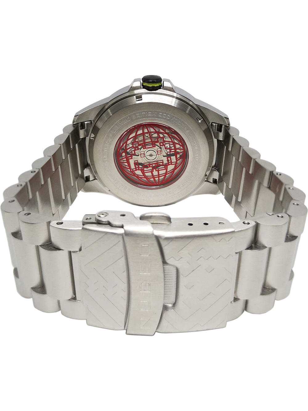 Nubeo NB-6082-SI-22 vyriškas laikrodis Quasar Automatic Limited 48mm 20ATM