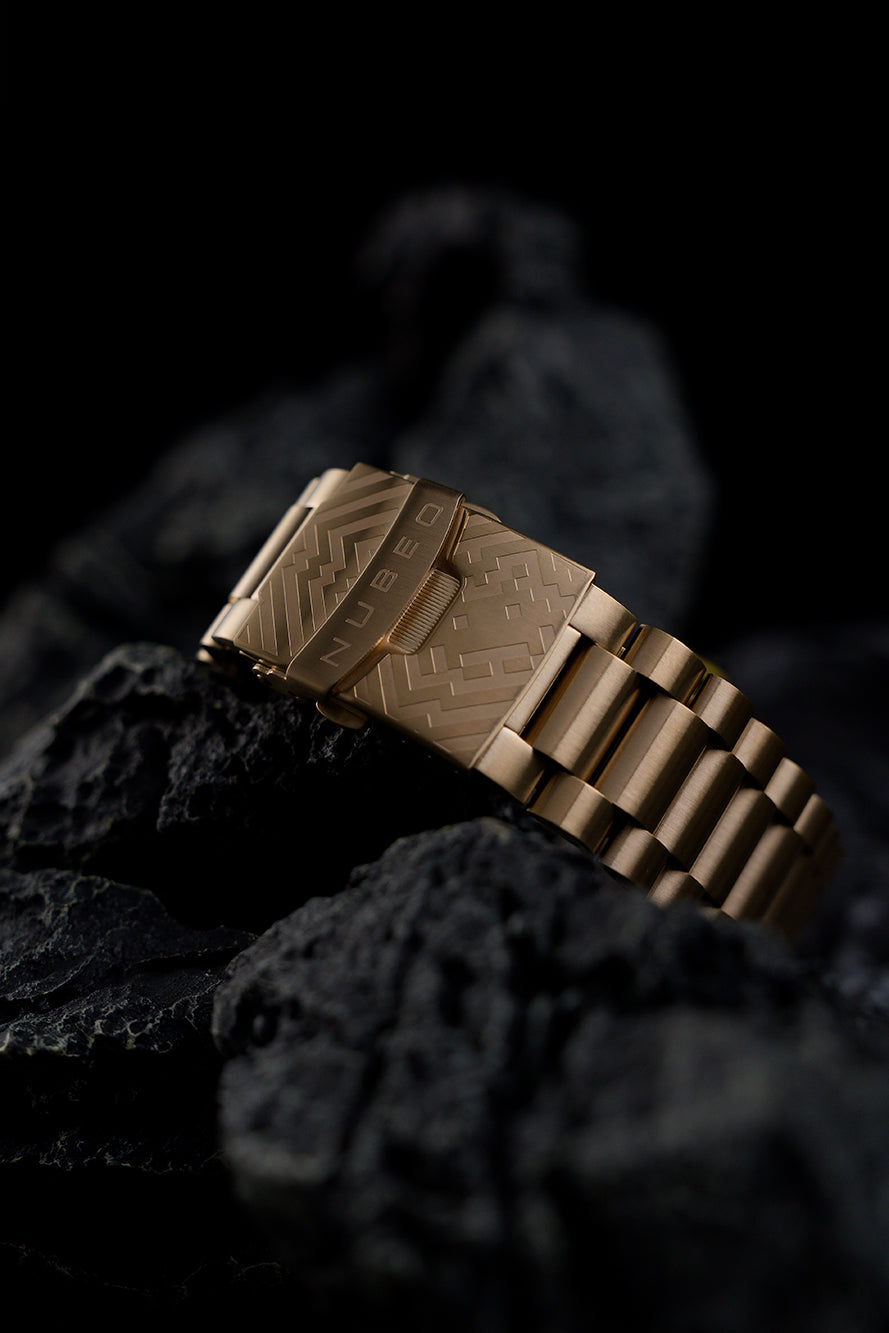 Nubeo NB-6082-SI-33 vyriškas laikrodis Quasar Automatic Limited 48mm 20ATM